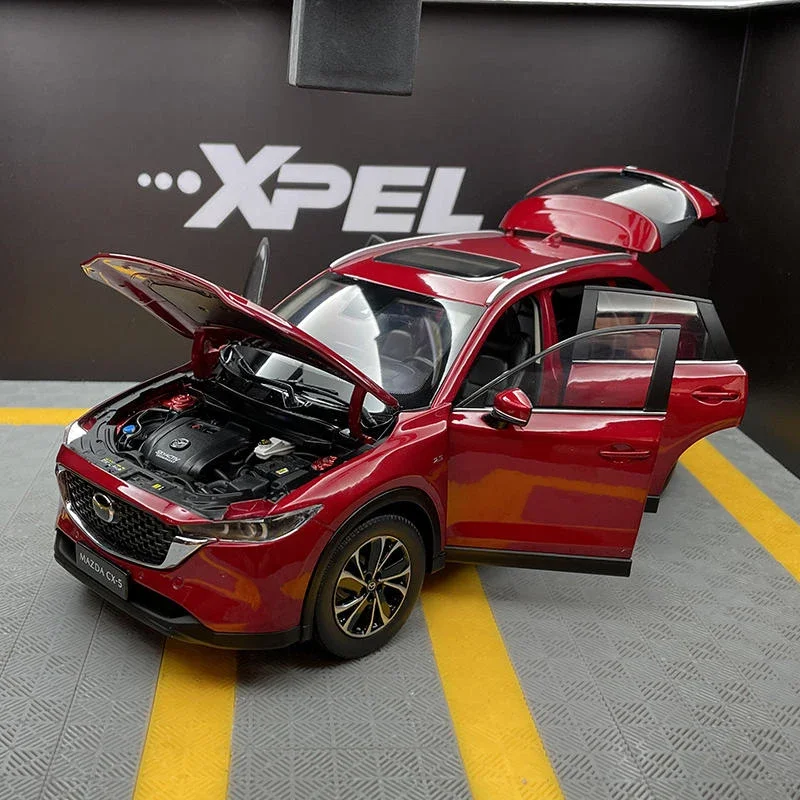 Nouveau 1:18 MAZDA CX-5 SUV Alliage Modèle De Voiture Moulé Sous Pression En Métal Jouet Véhicules Modèle De Voiture Haute Simulation Collection Enfants Cadeau Décoration