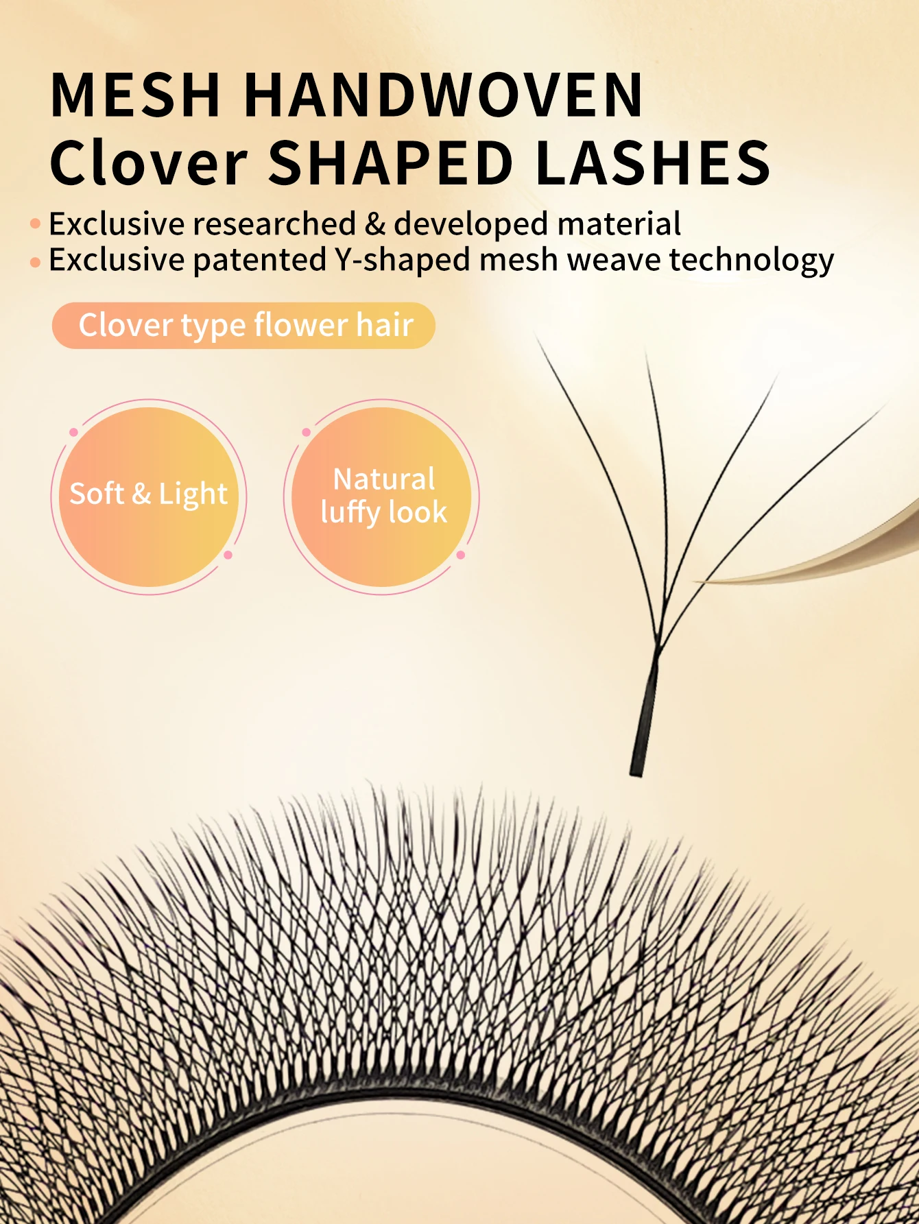 AIMEYSIN W Shaped Bloom 4D Automatic Flowering Premade Fans Eyelashes Extensions Natural Soft Light yy Individual Lash