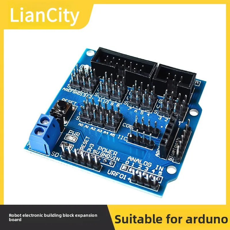 Robot Accessory Sensor Board, V5 Version Expansion Shield, Electronic Bricks Module
