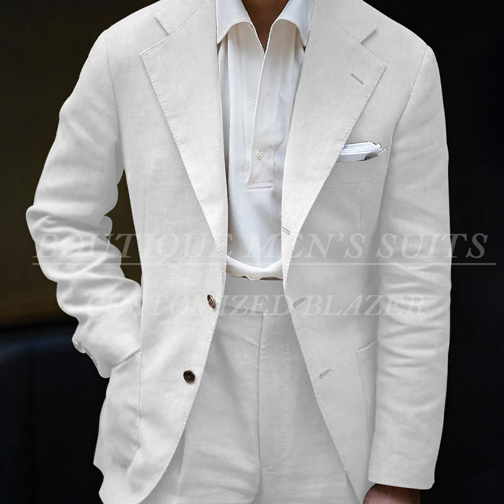 

Повседневные мужские костюмы Daliy, приталенный однобортный пиджак с лацканами, высококачественная мужская одежда, индивидуальный комплект из двух предметов, куртка, брюки