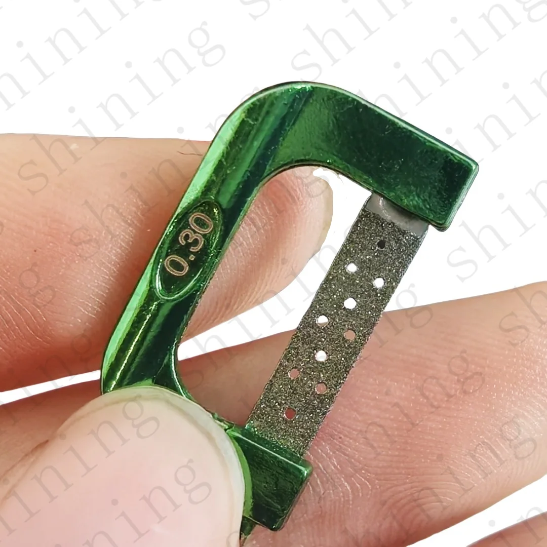 تقويم الأسنان Interproximal المينا تخفيض IPR على الوجهين المنشار تلميع طحن شريحة التشطيب أداة لوازم طب الأسنان #3