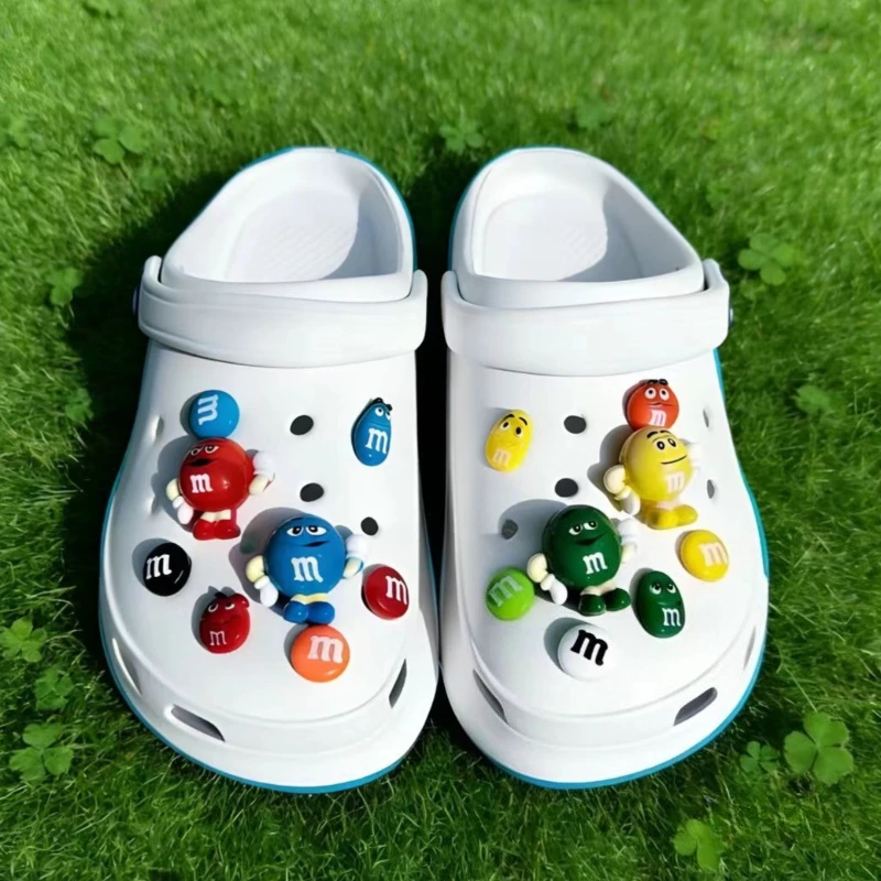 New Whole Set Hot Sale DIY Hole Shoes Charms for Cute Cartoon Handmade Charms Designer Quality Garden Shoe Decoration Girl Gift image 2