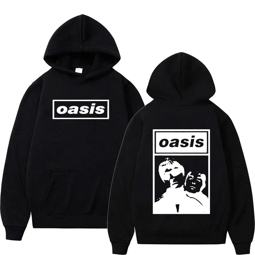 Rock Band O-Oasis Live 25 Tour Hoodie Men Hip Hop Gothic Fashion Pullover Hooded Unisex Vintage Oversized Sweatshirts Streetwear