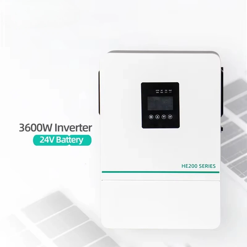 

Гибридный солнечный инвертор 3.6 кВт 3600 Вт 100А MPPT для солнечных систем, однофазный, с Wi-Fi