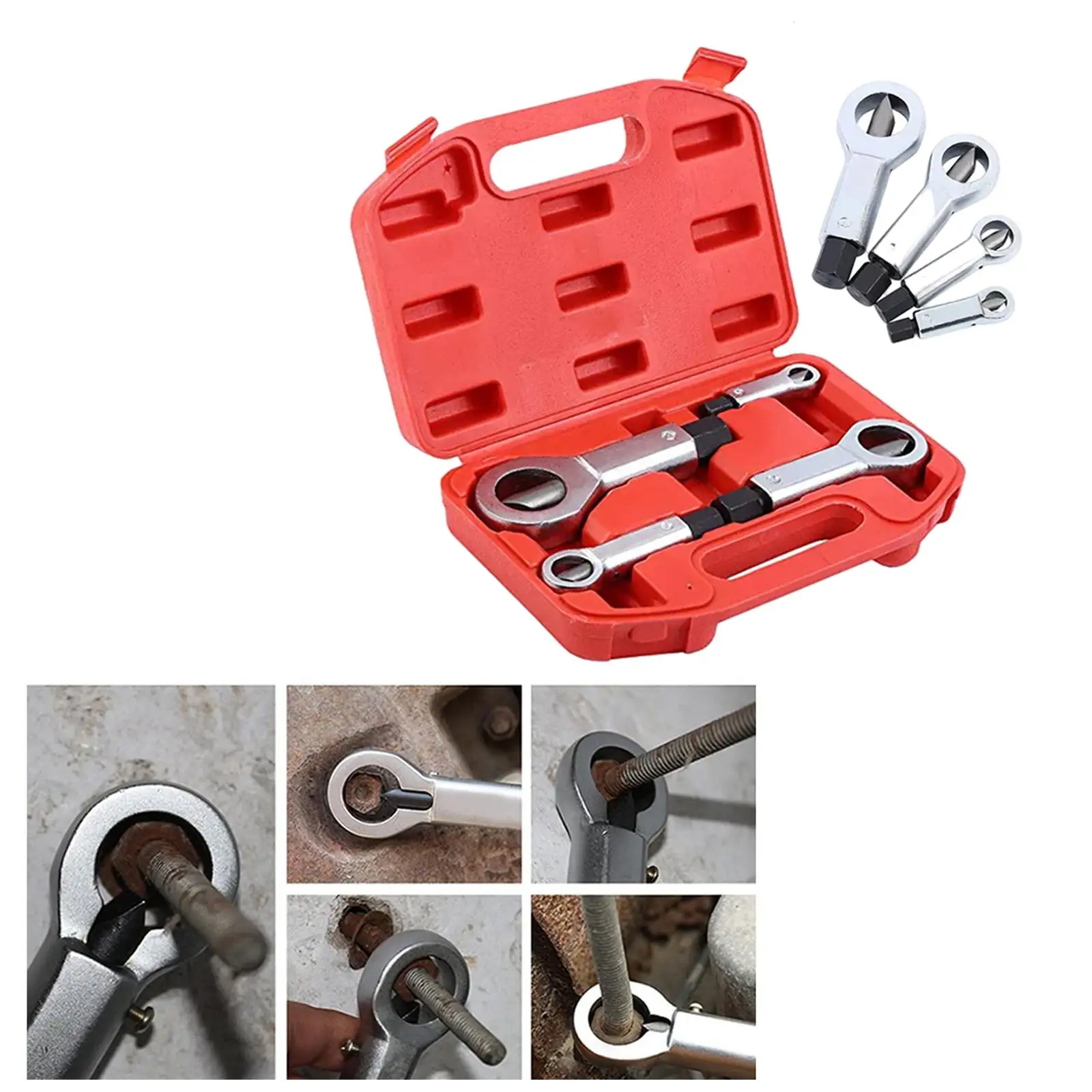 

Nuts Splitter Tools Nut Breaker Manual Remover Extractor Hand Splitting Sets