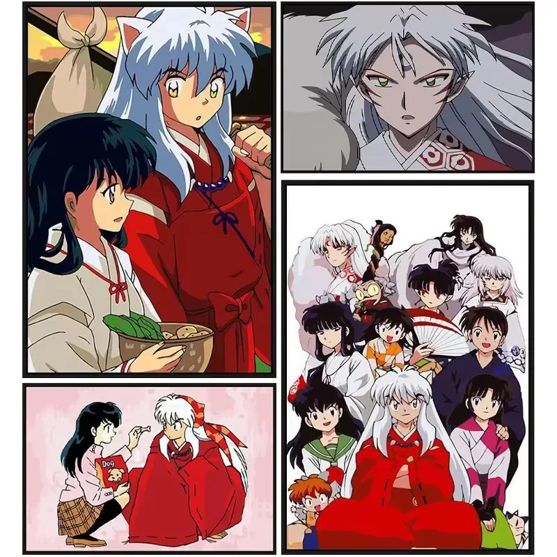 Diamond Painting Inuyasha Sesshomaru Anime Cartoon Mosaic Handmade Artwork Full Round/Square Diamonds Gift Home Decor