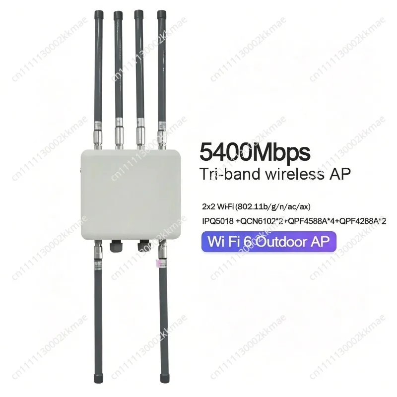 AX5400 20Km Outdoor Wifi Access Point Wireless Ap Dual Band 802.11Ax Wifi Pcie Wifi6 Outdoor Access Point Long Range Router