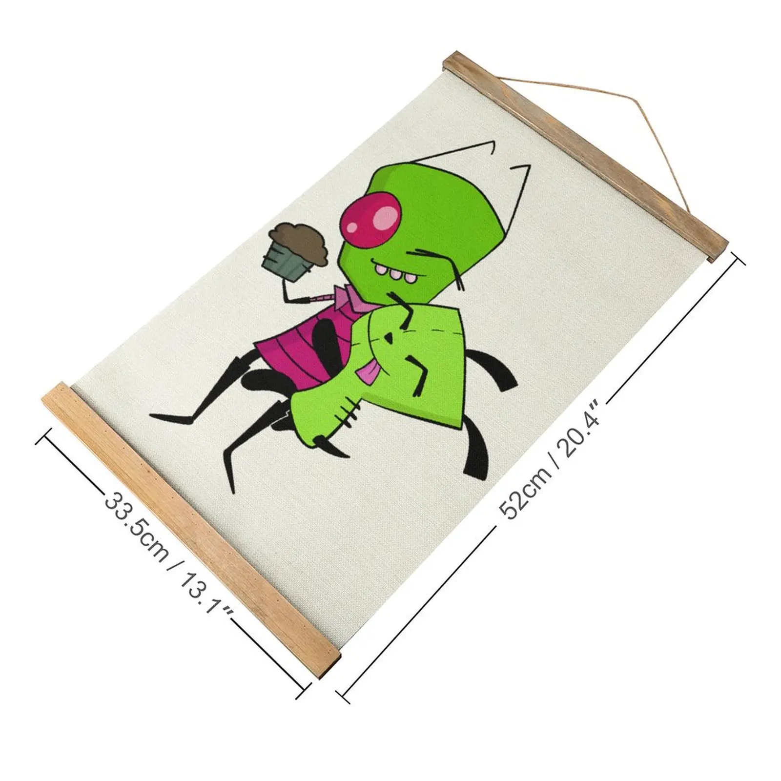 Zim And Gir For Sale Canvas Hanging Picture Novelty Painting Living Room Picture Hanging Humor Graphic Style Hang Pictures