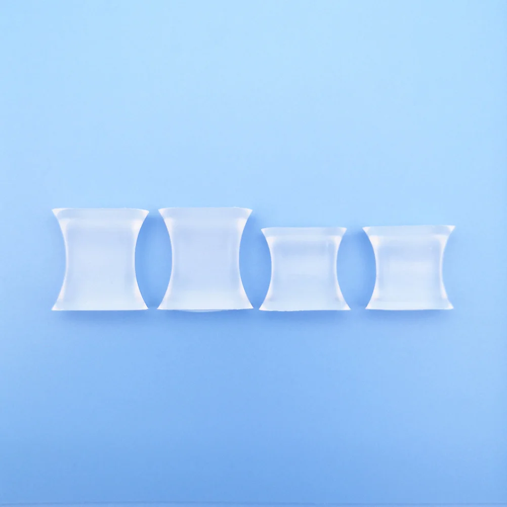 

2pcs Toe Separator Foot Finger Adjuster For Corns Bunions Pain Relief Washable Silicone Pedicure Tool Foot Valgus Protector