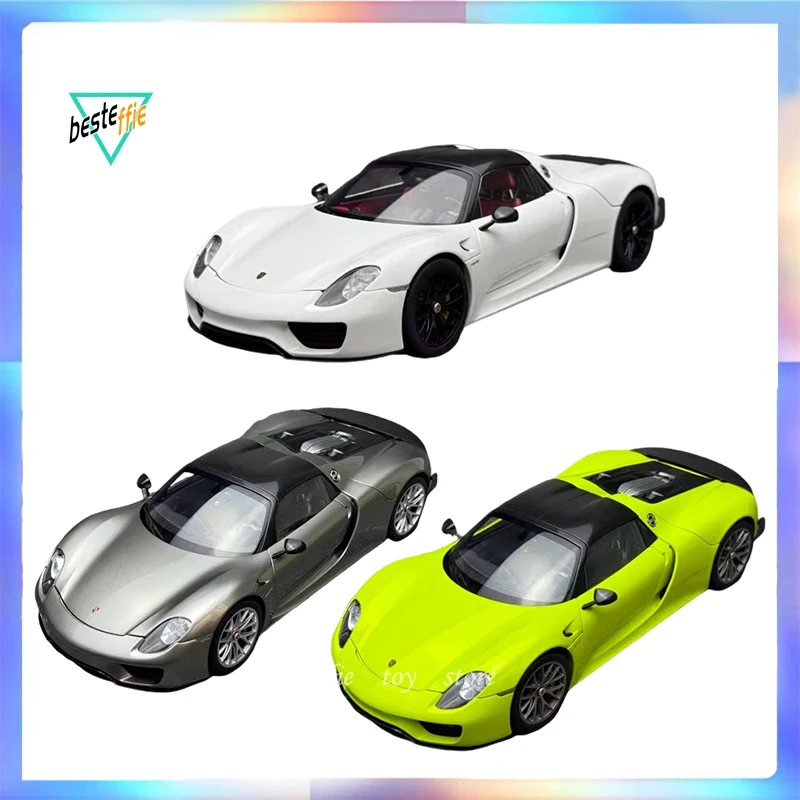 Autoart Car Model 1/18 Porsche 918 Spyder 2013 version Cars Model Alloy Simulation Car Model Collectior For Boy Birthday Gift