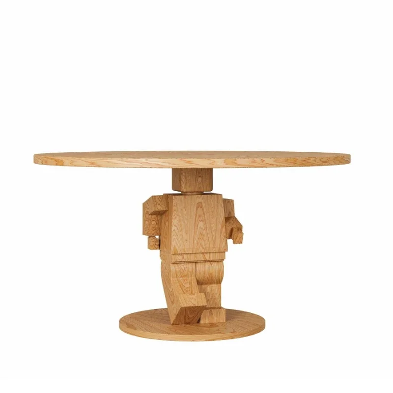 

Solid wood interesting furnit ure restau rant din ing table robot tab le ins solid wood tab le size apartment ta ble