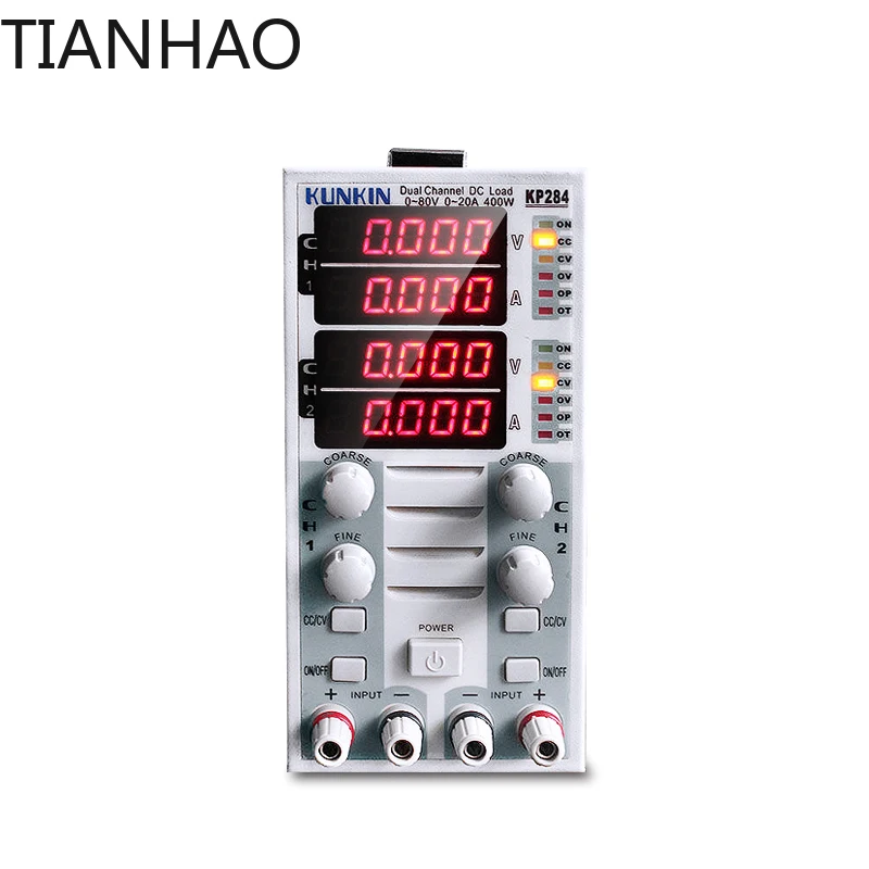 Battery Capacity Test LED Display Load Meter 220V Dual Channel  Electronic Load Tester
