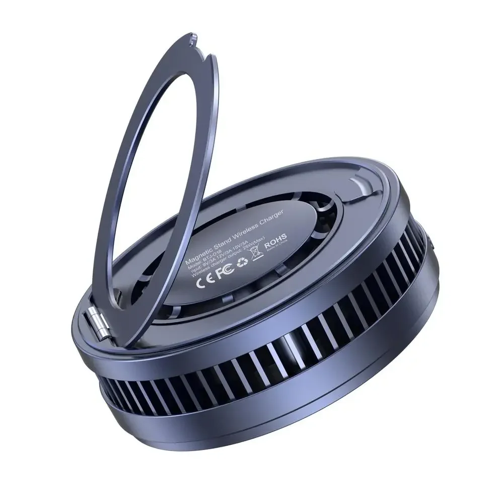 25W Magnetic Wireless Charger Phone Cooler Active Refrigeration Radiator Magnet Fast Charging Stand For iPhone Xiaomi