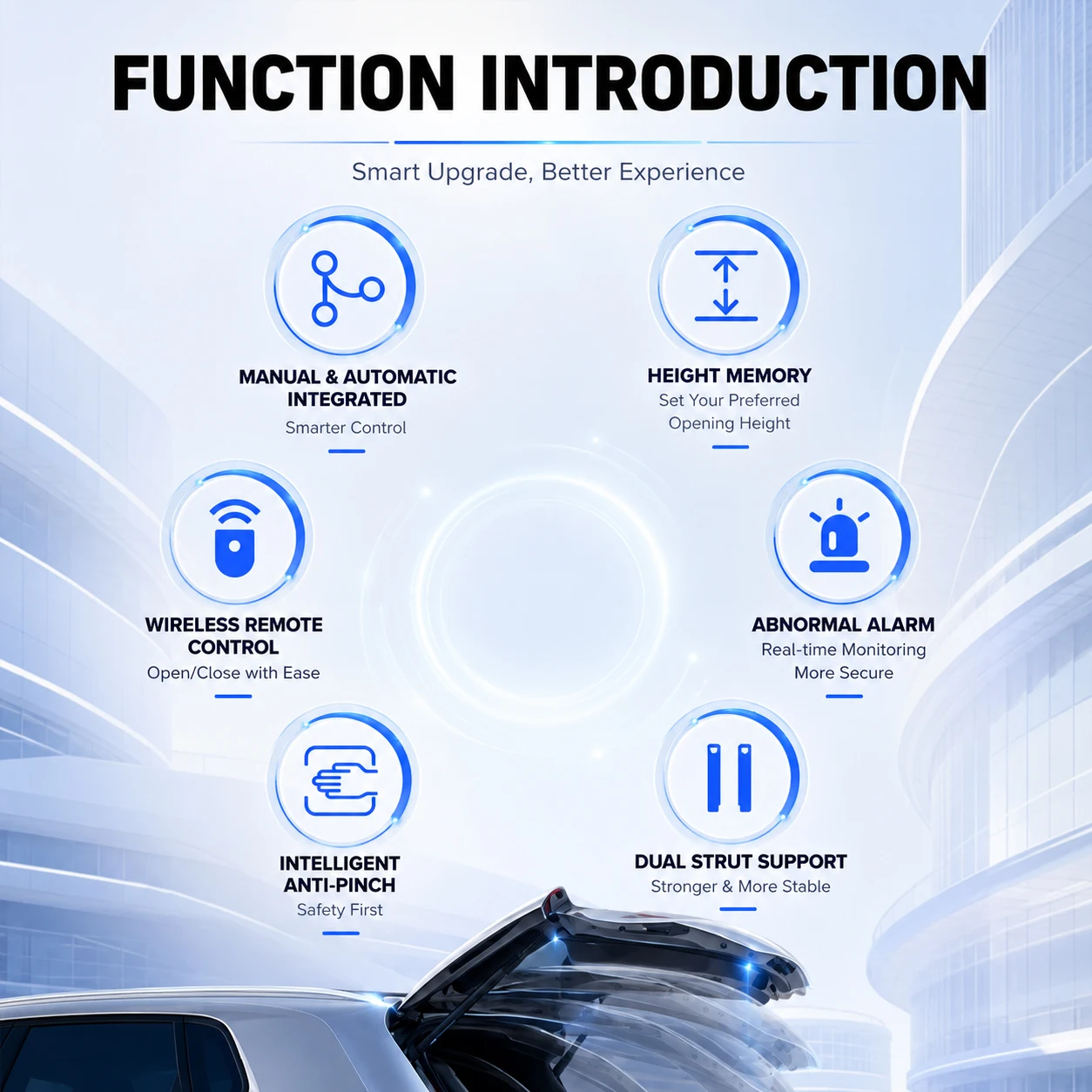 For Arcfox Kaola Kaola S 2023-present Automatic Lifting Electric Tailgate Rear Door Lock Power Tailgate Refitted