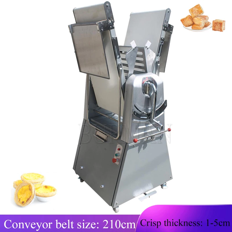 Vertical Crisper Dough Roller Sheeter Shortening Machine Croissant Foldable