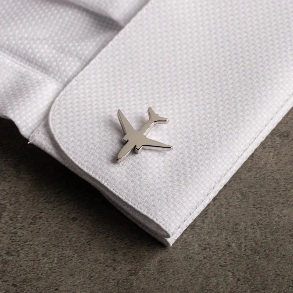 Aircraft cufflinks Boeing 777 personalized cufflinks custom cufflinks groom's wedding groomsman gift