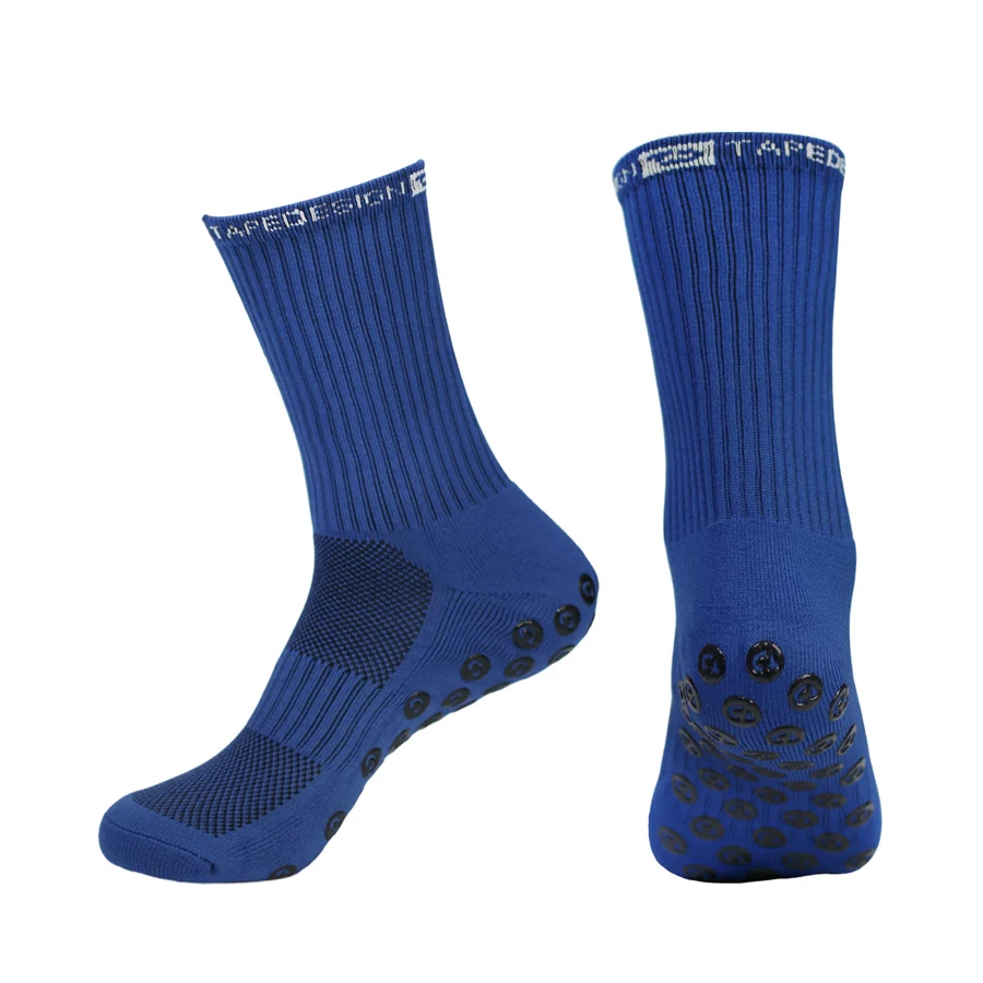 Neue Fußballsocken für Herren und Damen, Sportsocken mit rutschfester Silikonunterseite, für Fußball, Outdoor-Sport, Laufen, Radfahren, Grip-Socken – Detail 4