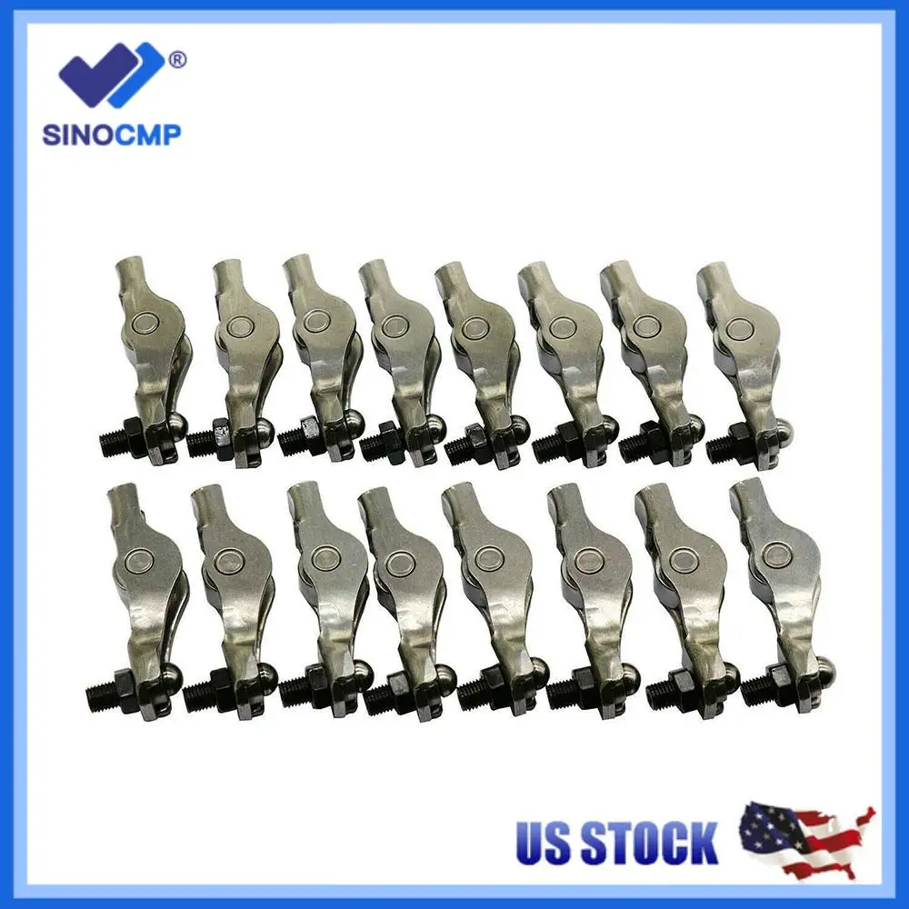 16PCS/Pack Engine Rocker Arm Set Fit For Mitsubishi Triton 4D56U DOHC Diesel 2.5L 1025A091Engines Rocker Arms Parts