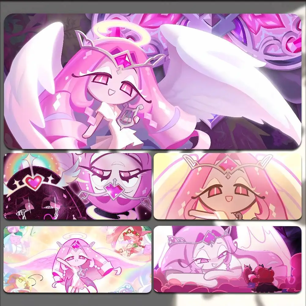 

1pc Cute Cartoon Game CRK Eternal Sugar Cookie Mousepad Non-slip Suitable For Office Computers Game Desk Mats XXL Keyboard