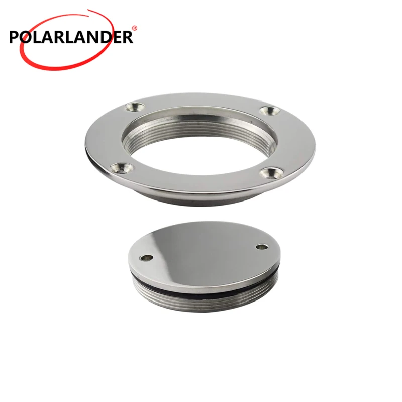 For Boat 1pcs 4inch/6inch  Deck Plate Inspection Bayonet  Boat Access Hatch Cover  Boat Marine Waterproof  Stainless Steel