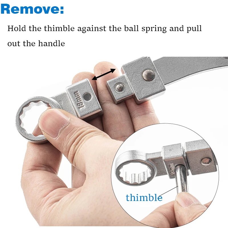 15Pcs Idler Pulley Adjustment Wrench Belt Tension Tensioning Adjuster Lever Tool Extension Wrench Workshop Tool