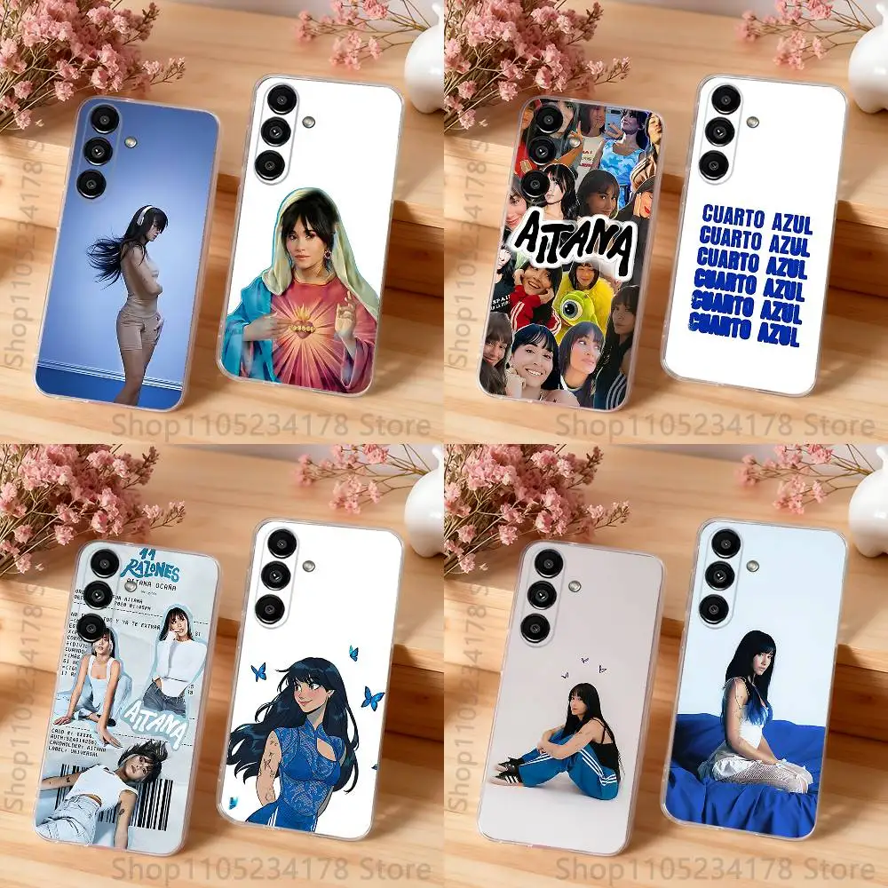 

CUARTO AZUL A-Aitana-A Phone Case For Samsung S30,S25,S24,S23,S21,S22,S20,S10,5G,FE,lite,PIus,Ultra Transparent Cover