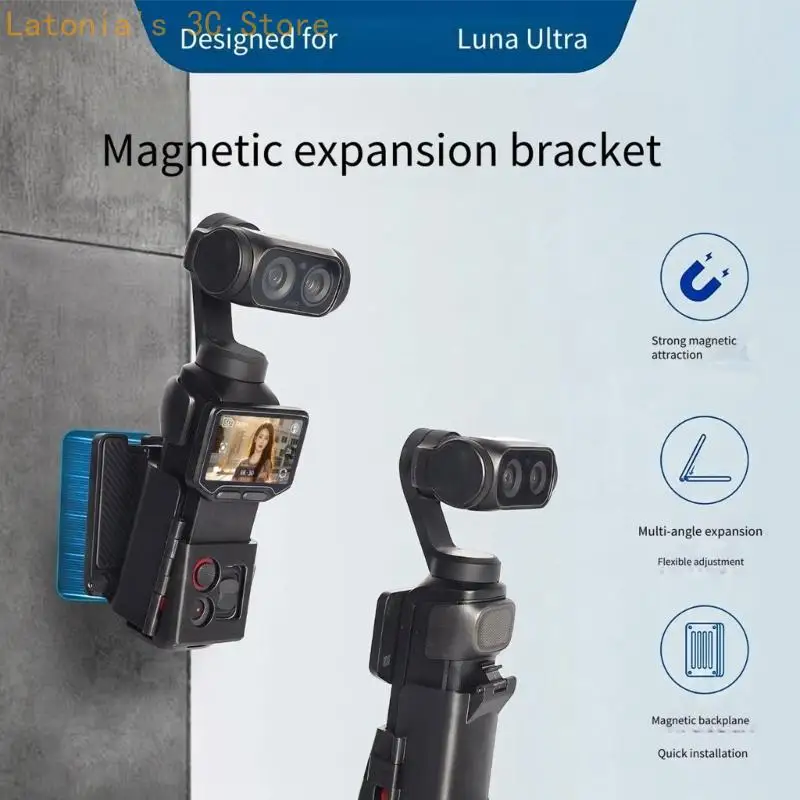 Magnetischer Taschenkamera-Halter mit sichtbaren Bedienelementen und Rahmenpassung X3UB – Detail 8