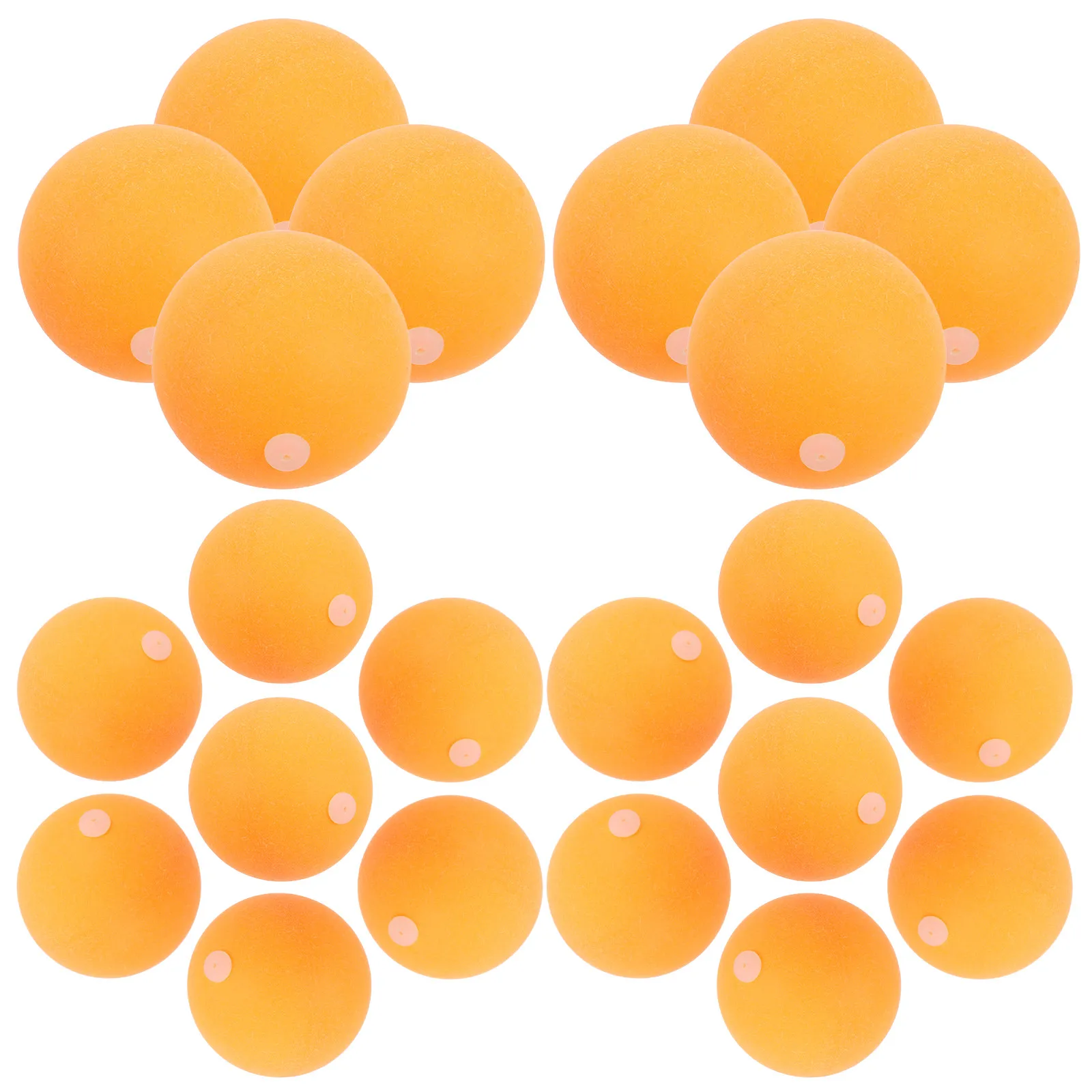 

50Pcs Training Table Tennis Balls with Silicone Plug and Punch Hole Design for Home Trainer Rotating Stability Practice Pong