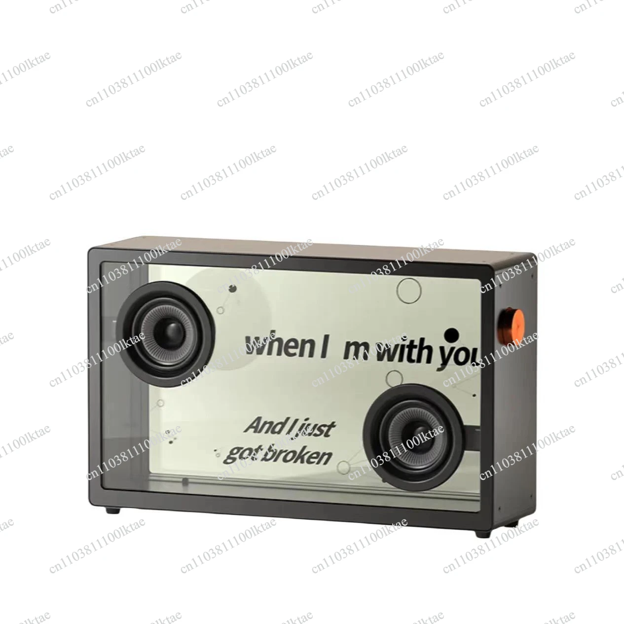 Floating Lyrics Speaker M1 Subtitles, Wireless Bluetooth Speaker, Desktop Transparent Visualization