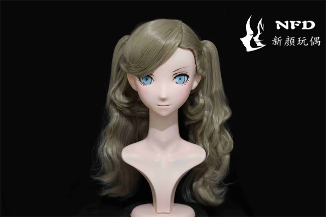 

(Anne Takamaki) Full head super sweet female resin crossdressing BJD Doll kig cosplay kigurumi mask