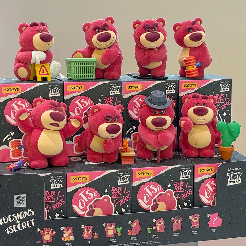 

Disney Lotso 3-го поколения, очаровательная серия Big Boss, слепая коробка, игрушки, милый клубничный медведь, аниме-фигурки, модель, коллекция, подарок для девочек