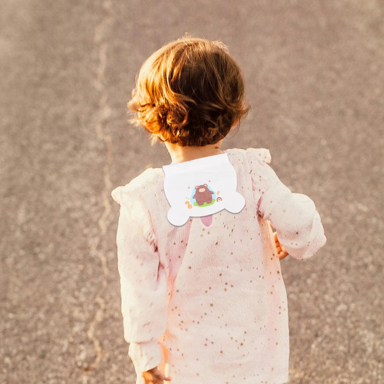 

10Pcs Infant Sweat Absorbent Towels Soft Cotton Baby Back Wet Pads for Boys Girls Daycare Home Use