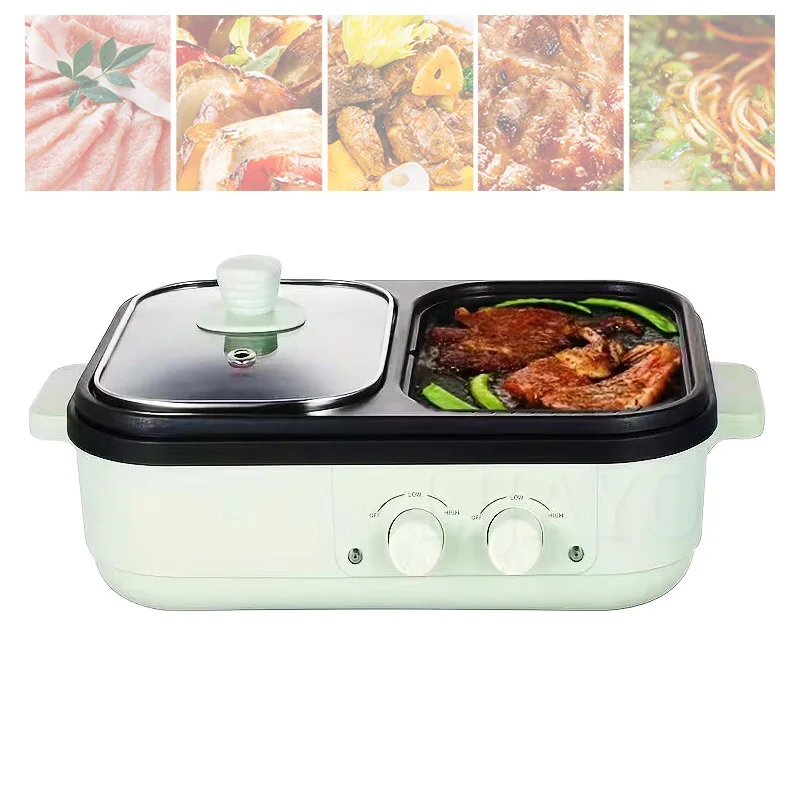 

Hot Pot Barbecue Machine Household Electric Baking Tray Hot Pot All-In-One Machine Removable And Washable Electric Hotpot