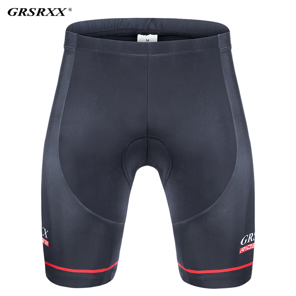 GRSRXX Summer Cycling Shorts Men\'s Bike Pants MTB Shockproof 5D Gel Pad Tights Breathable Road Racing Bicycle Sports Clothing