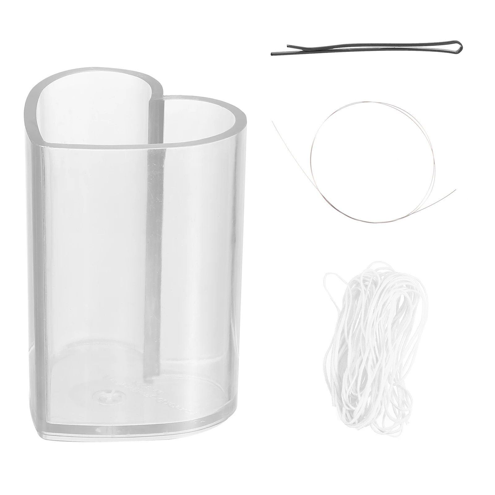 1 Set Heart Shaped Mold Reusable Diy Acrylic Mold Scented Making Kit Durable Compact Sealing Strip Alternative