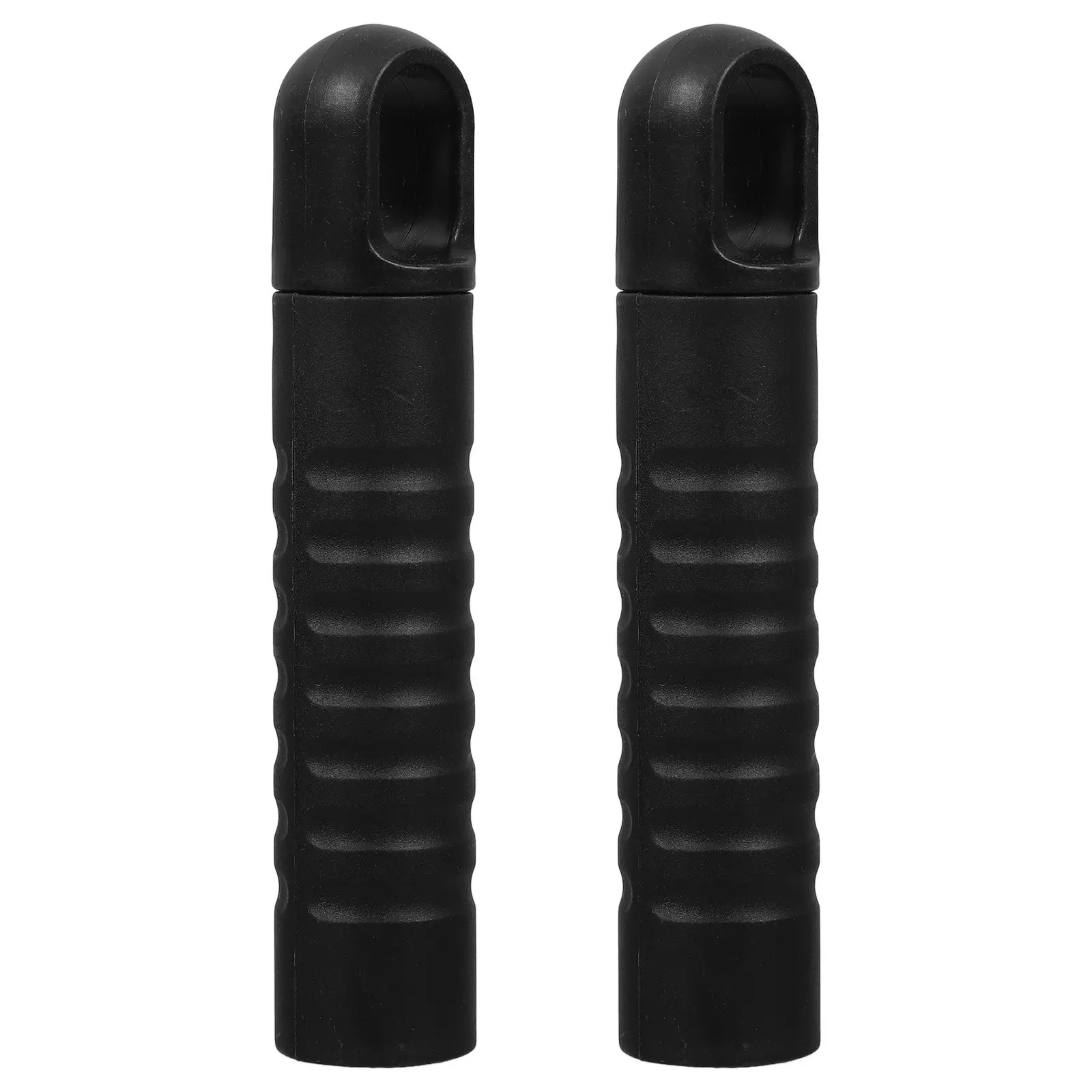 

2Pcs Mop Handle End Cap Covers Anti-Slip Black Mop Rod Replacement Grip Dustpan Grip Broom Accessory Cleaning Tool