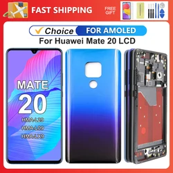 For HUAWEI Mate 20 For AMOLED Mate20 HMA-L29 L09 LX9 AL00 TL00 LCD Display Touch Screen Digitizer Assembly Replacement
