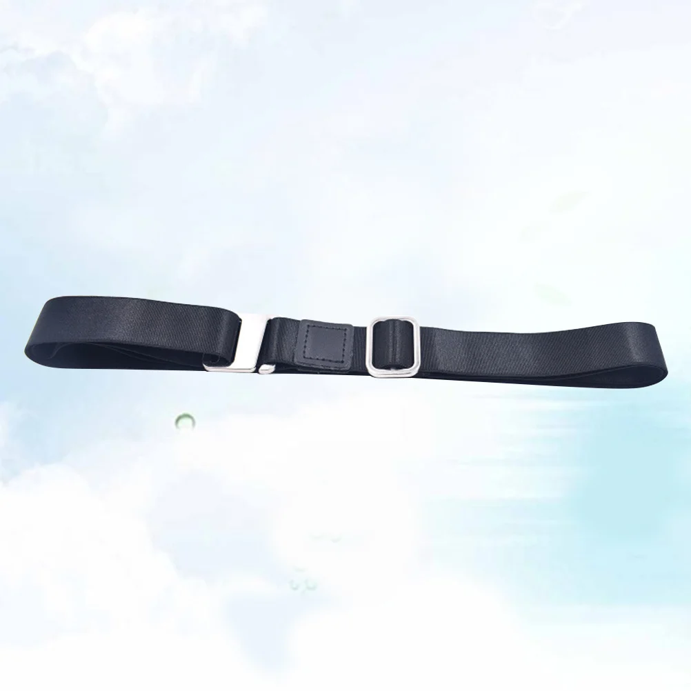 Penahan Kemeja 2.5cm Motif Terbaru Hitam Dapat Disesuaikan Pengunci Kemeja Pakaian Dalam Anti-Kerut Profesional Menjepit Kemeja Rapi Bergaya