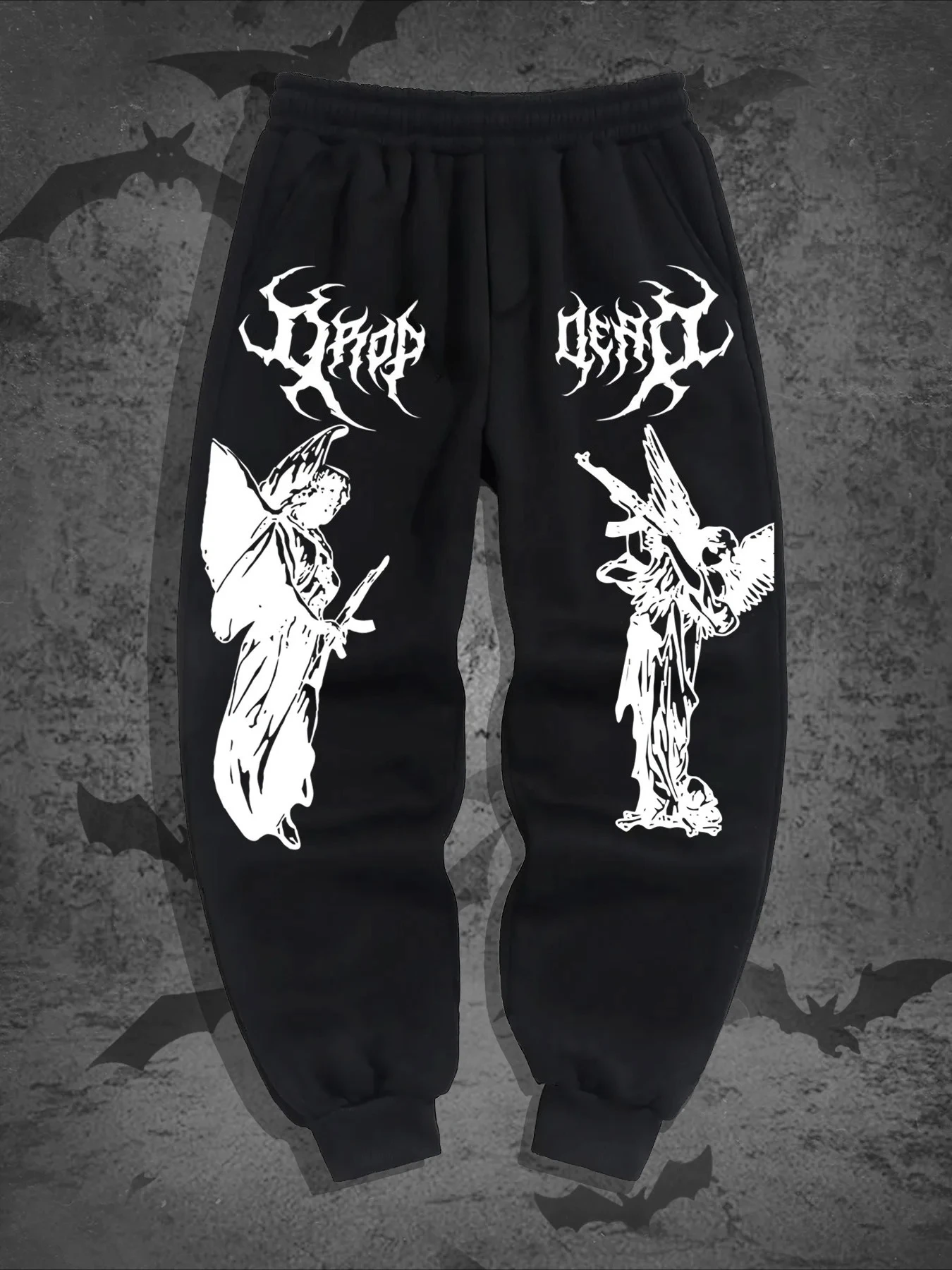 

Hot Selling New Men's Sports Pants Fashionable Gothic Jogging Pants Casual Pants Autumn and Winter Sports Comfort Sports Pants