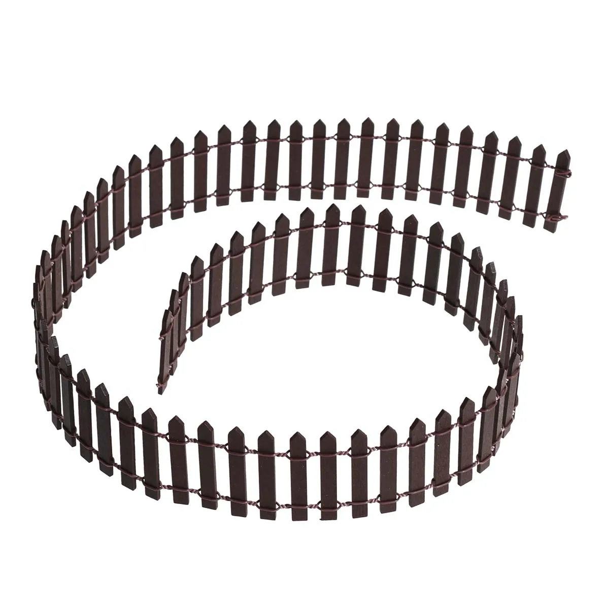 سياج صغير خشبي شكل واقعي لحديقة الجنية بونساي تررم الديكور مصغرة اكسسوارات المنزل المناظر الطبيعية لتقوم بها بنفسك