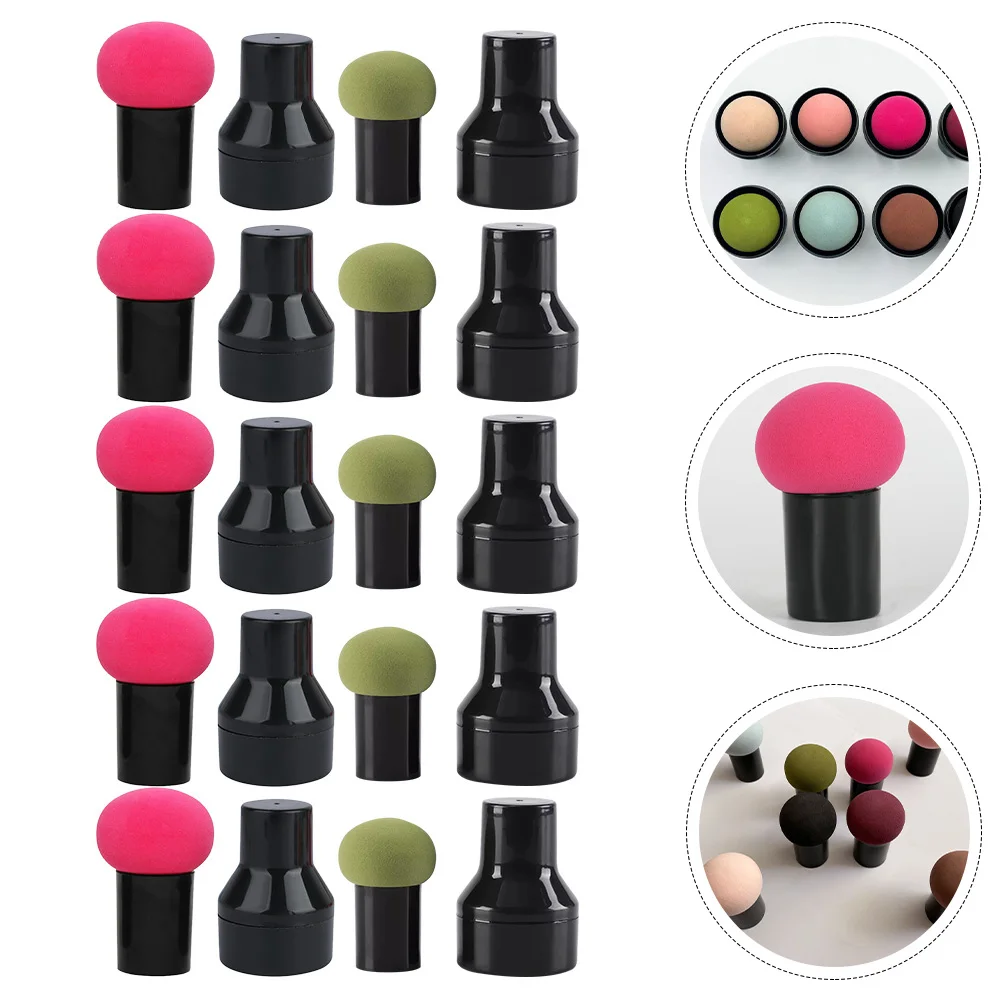 10 セット 10 メイクアップ美容パウダースポンジファンデーショントライアングルソフトシンプルパフ弾性アプリケーターポータブル毎日