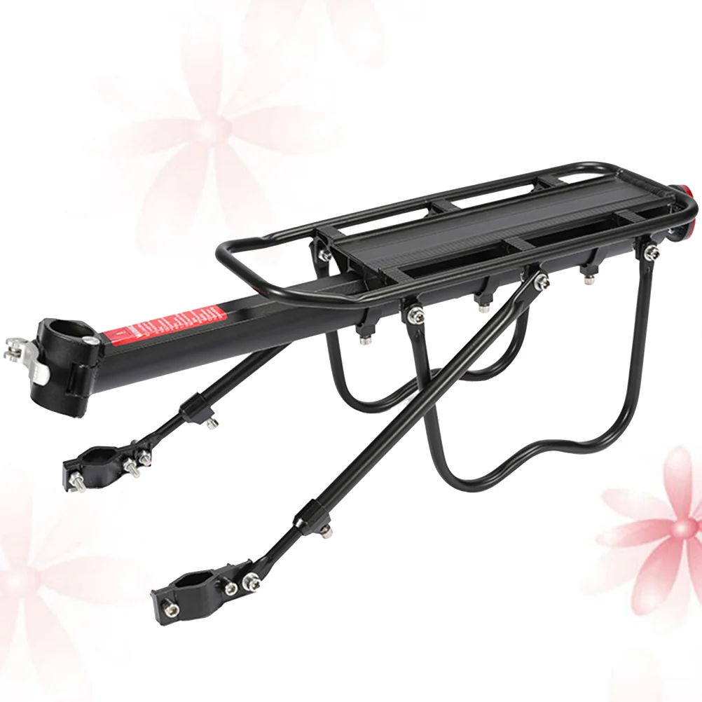 Fahrrad-Heckträger, Aluminiumlegierung, langlebig, leicht, geeignet für Rennrad, Mountainbike, Gepäckhalter im Freien