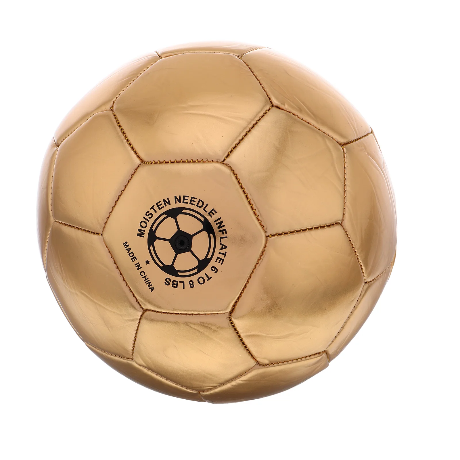 DIY 署名サッカーボール耐摩耗性プロサッカーサイズトレーニング試合屋内装飾ゴールデン