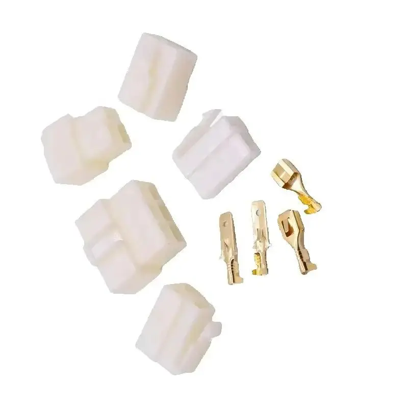 

170PCS/Box 6.3mm 1/2/3/4/6P Automotive Electrical Connector Cable Terminal Plug Kits Motorcycle Ebike Car Terminal Male Female.