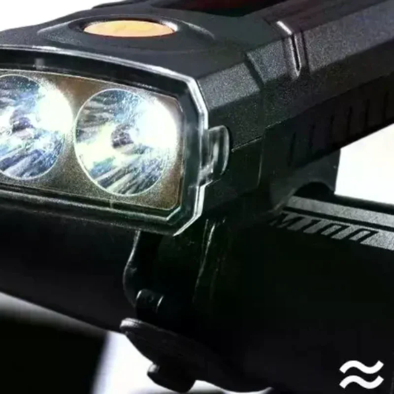 Luce per bici ricaricabile Mini fanale posteriore di avvertimento di sicurezza notturno Lampada per bicicletta anteriore posteriore LED Evidenzia fanale posteriore per bicicletta