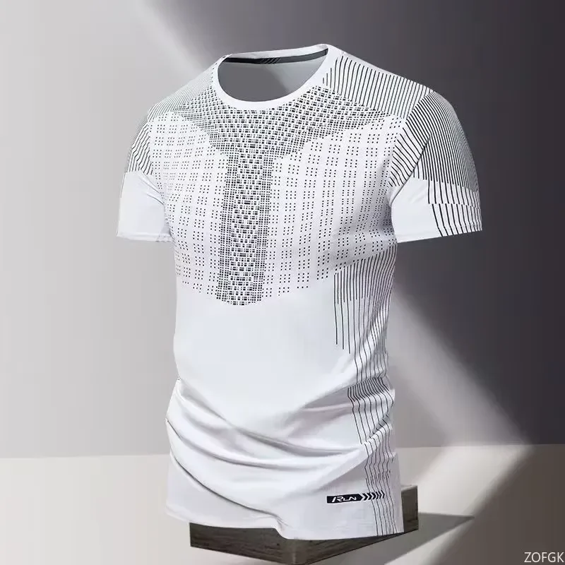 

2026 Summer Quick-Drying 3D Printed Men's T-Shirt with Oversized Loose Fit Round Neck and Short Sleeves for Comfortable