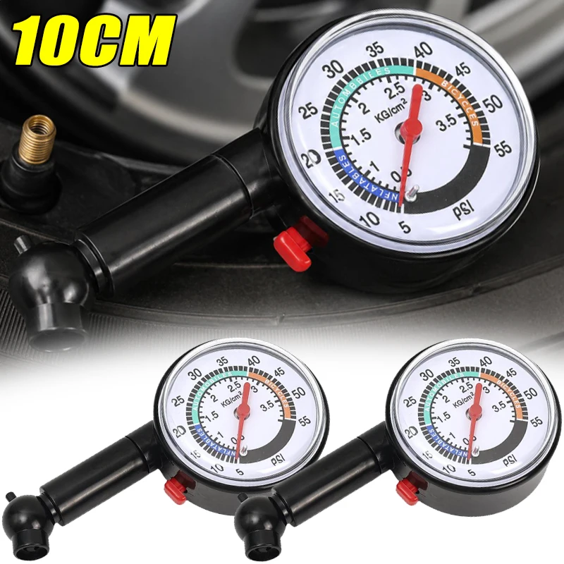 Car Tire Pressure Gun Tire Monitor Mechanical Mini Tires Monitor Portable Tire Pressure Monitors Digital Pressures Gauge