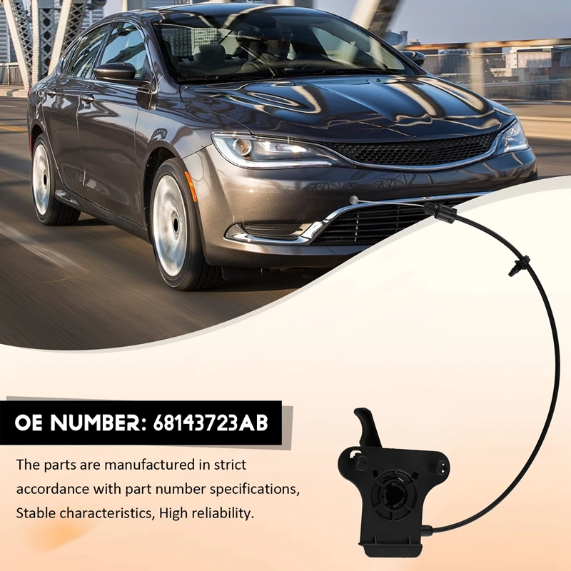 

Трос освобождения капота автомобиля 68143723 AB для Chrysler 200 2015-2017 капот, автомобильные аксессуары