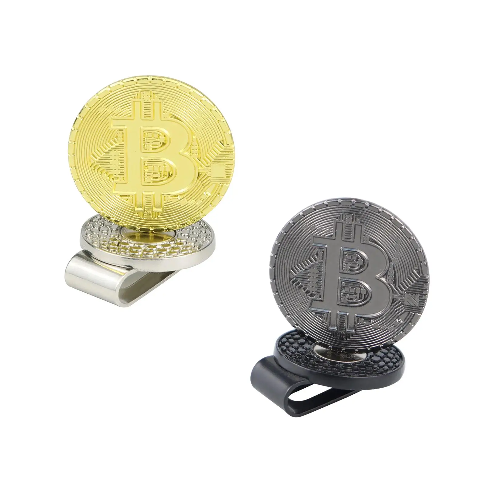 Golf Cap Clip Magnetic Golf Ball Marker Iron Material Gift for Men Outdoor Sports Golfing Accessories