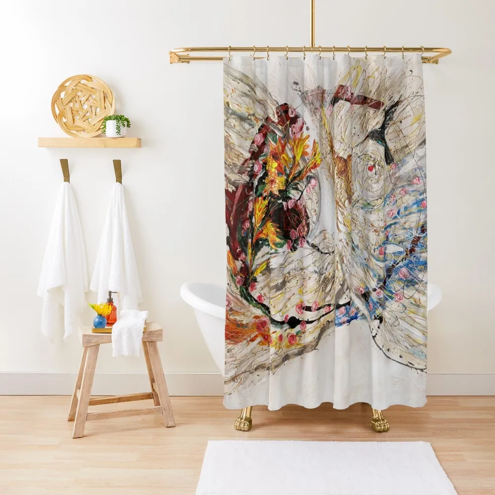 

Splash of Life #31. Dance of Hummingbirds Shower Curtain Shower For Bathroom Set Shower Bathroom Bathroom Accessorys Curtain